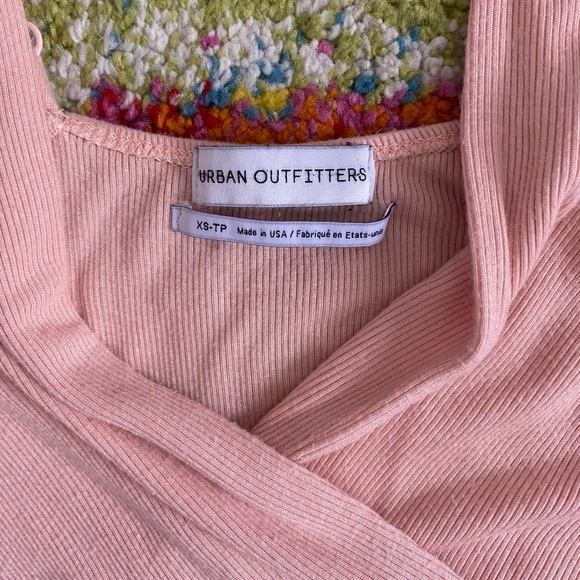 UO Lucy Knit Surplice Skort Romper - Picture 5 of 10